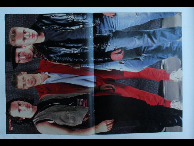 U2 Bravo Poster - Vintage German Magazine Poster 28x42cm Portrait Standing