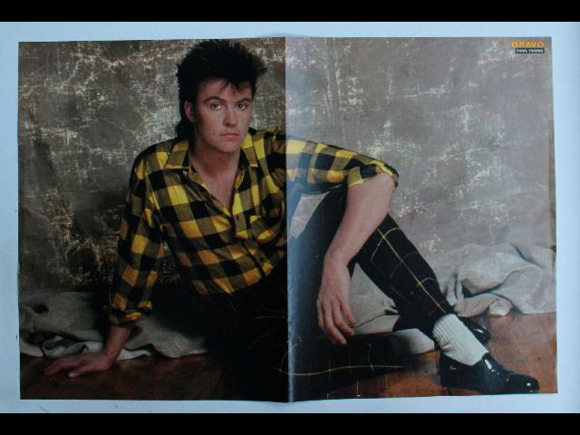 Paul Young Bravo Poster - Vintage German Magazine Poster 28x42cm