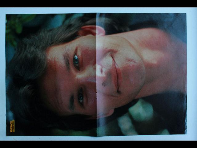 Patrick Swayze Bravo Poster - Vintage German Magazine Poster 28x42cm Portrait