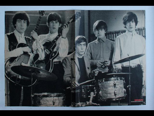 Rolling Stones Bravo Poster - Vintage German Magazine Poster 28x42cm Early Photo