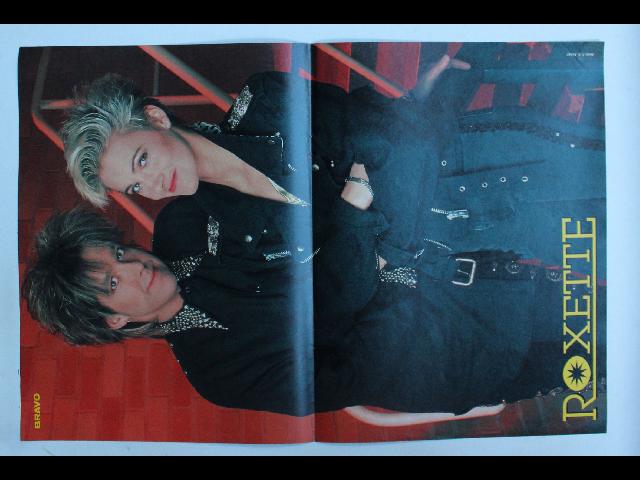 Roxette Bravo Poster - Vintage German Magazine Poster 28x42cm
