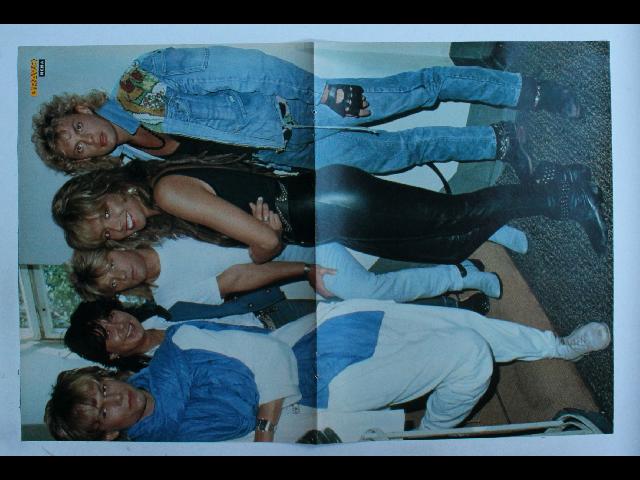 Nena Bravo Poster - Vintage German Magazine Poster 28x42cm Band Portrait