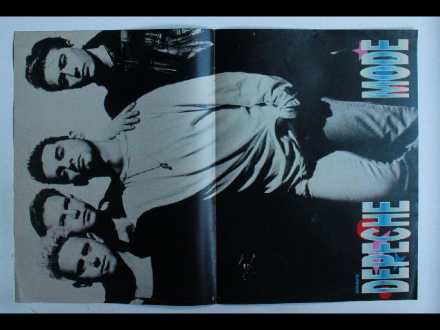 Depeche Mode Bravo Poster - Vintage German Magazine Poster 28x42cm Portrait B/W