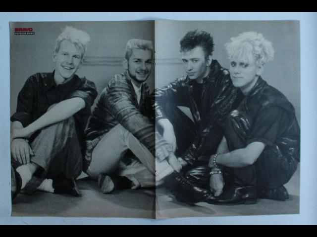 Depeche Mode Bravo Poster - Vintage German Magazine Poster 28x42cm Band Sitting