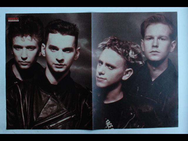 Depeche Mode Bravo Poster Vintage German Magazine Poster 28x42cm Leather Jackets
