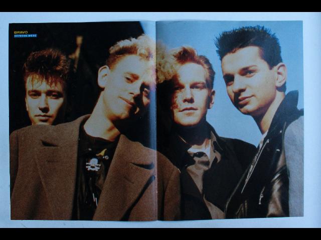 Depeche Mode Bravo Poster - Vintage German Magazine Poster 28x42cm + Sandra