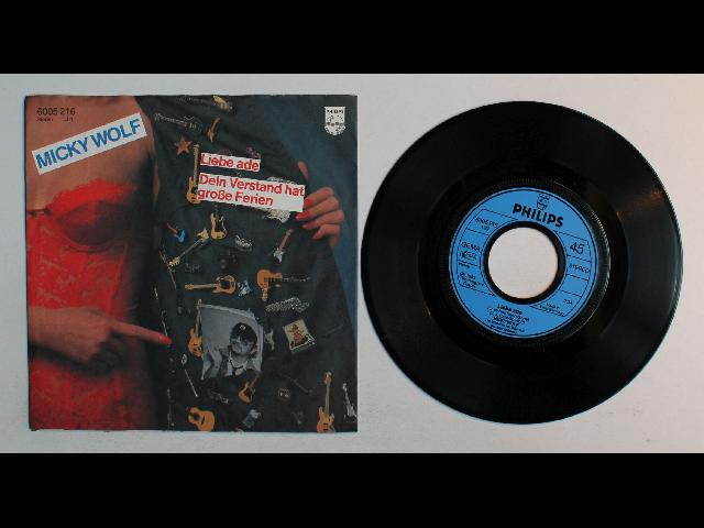 Micky Wolf Liebe Ade GER 7inch Vinyl Single 1982 JJ Cale Coverversions