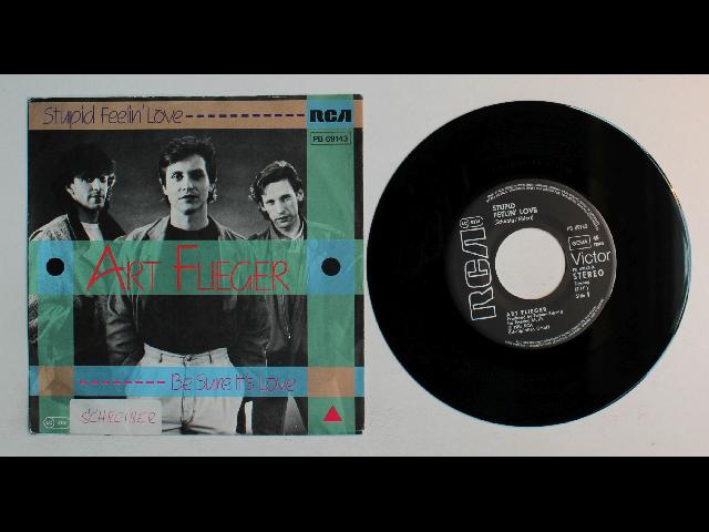 Art Flieger Stupid Feelin' Love GER 7inch Vinyl Single 1984 Synthpop