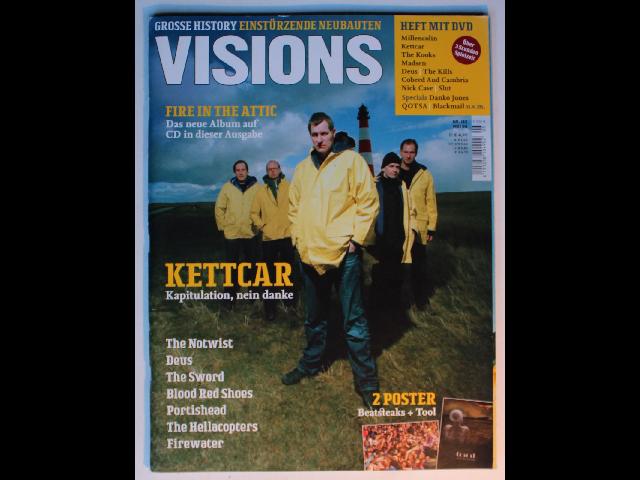 German Visions Magazine #182 Mai 2008 Kettcard Einstürzende Neubauten