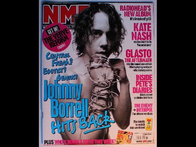 UK NME Magazine July 7th 2007 Razorlight Radiohead Kate Nash Glastonbury