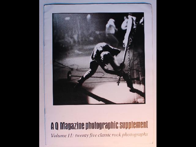 UK Q Magazine Photo Supplement Vol.11 Clash Bowie Iggy Pop Springsteen R.Stones