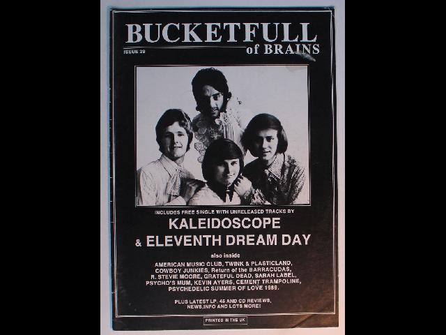 UK Bucketful Of Brains Magazine Issue 29 1989 Kaleidoscope Eleventh Dream Day