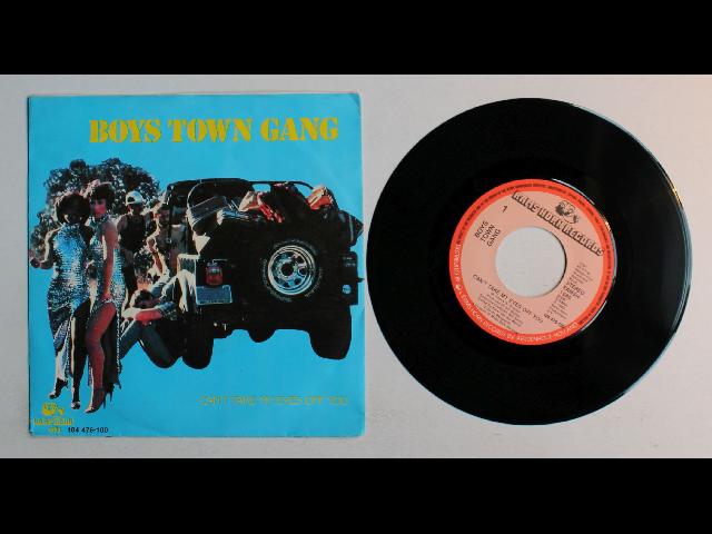 Boys Town Gang Can't Take My Eyes Off You NL 7inch Vinyl Single 1982 Disco