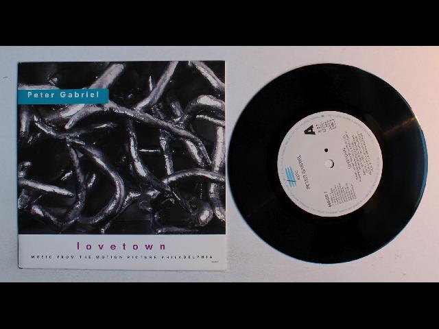 Peter Gabriel Lovetown (Soundtrack) EU 7inch Vinyl Single 1994 Top!