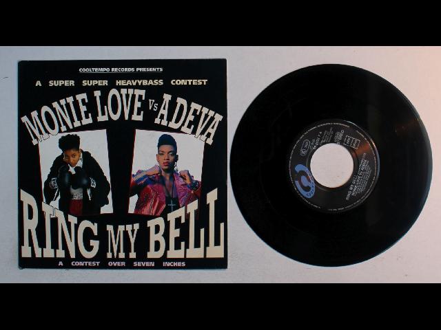 Monie Love Ring My Bell EU 7inch Vinyl Single 1991 House Hip Hop