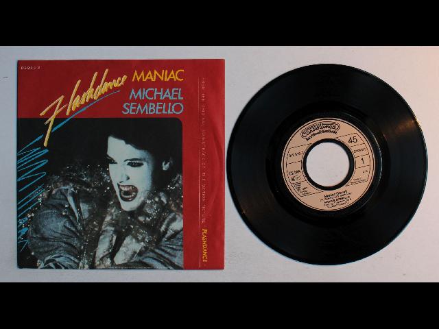 Michael Sembello Maniac GER 7inch Vinyl Single 1983 Top! Flashdance Soundtrack