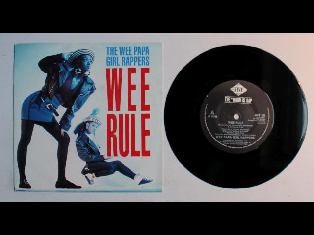 Wee Papa Girl Rappers Wee Rule Scandinavia 7inch Vinyl Single 1988